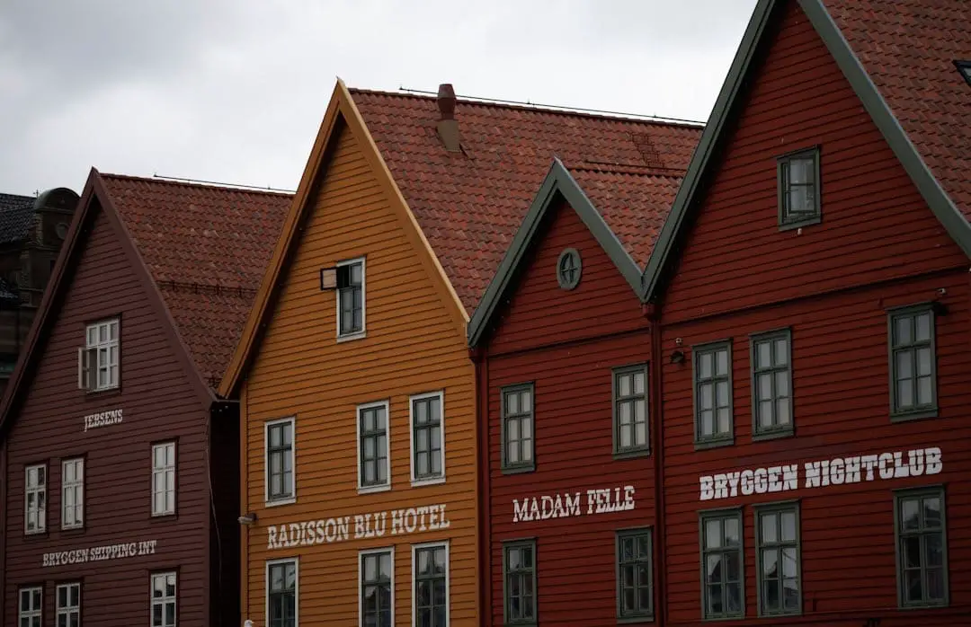 Buildings seen on vacation in Norway with Kids