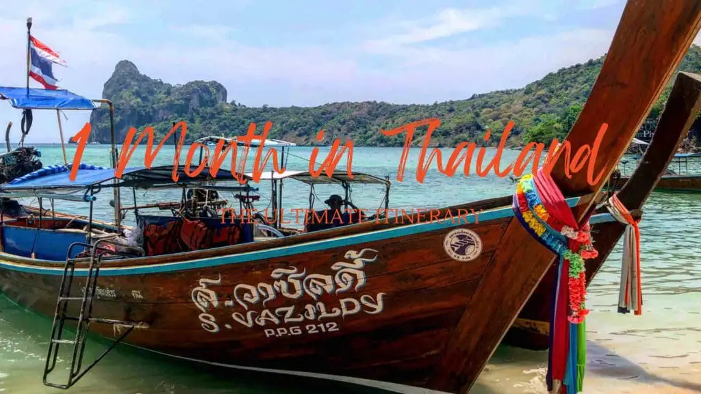 1 Month in Thailand Blog Post