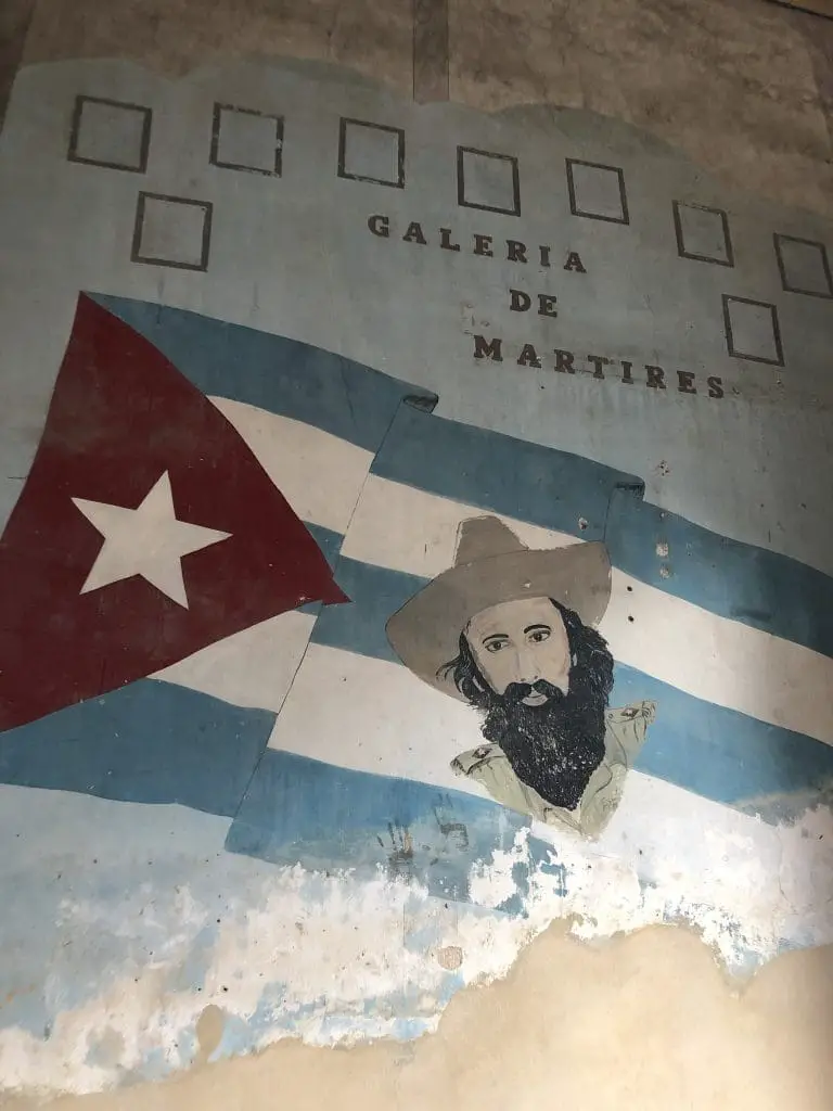 Painting on wall in Havana, Cuba