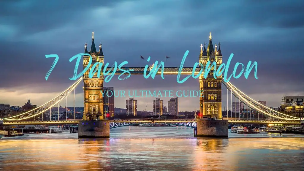 7 days in London blog post