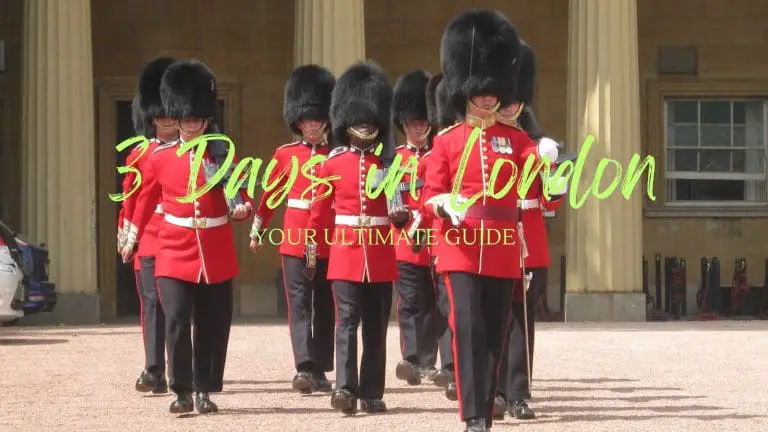 3 DAYS in London blog post