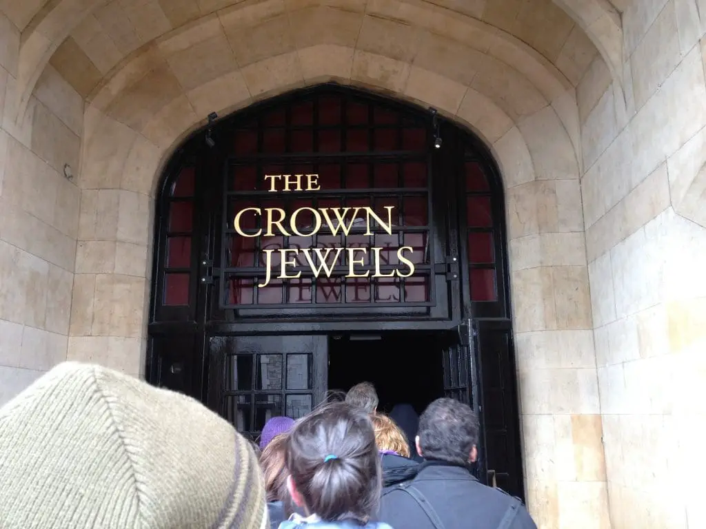 The Crown Jewels at the Tower of London 