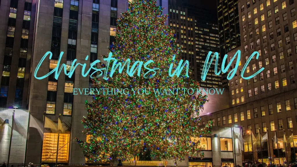 Christmas in New York City blog post