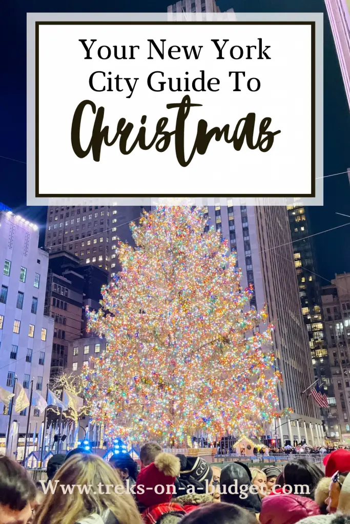 Christmas at NYC pin
