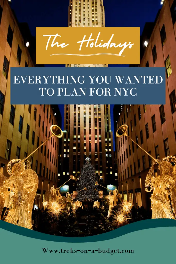 Christmas at NYC pin