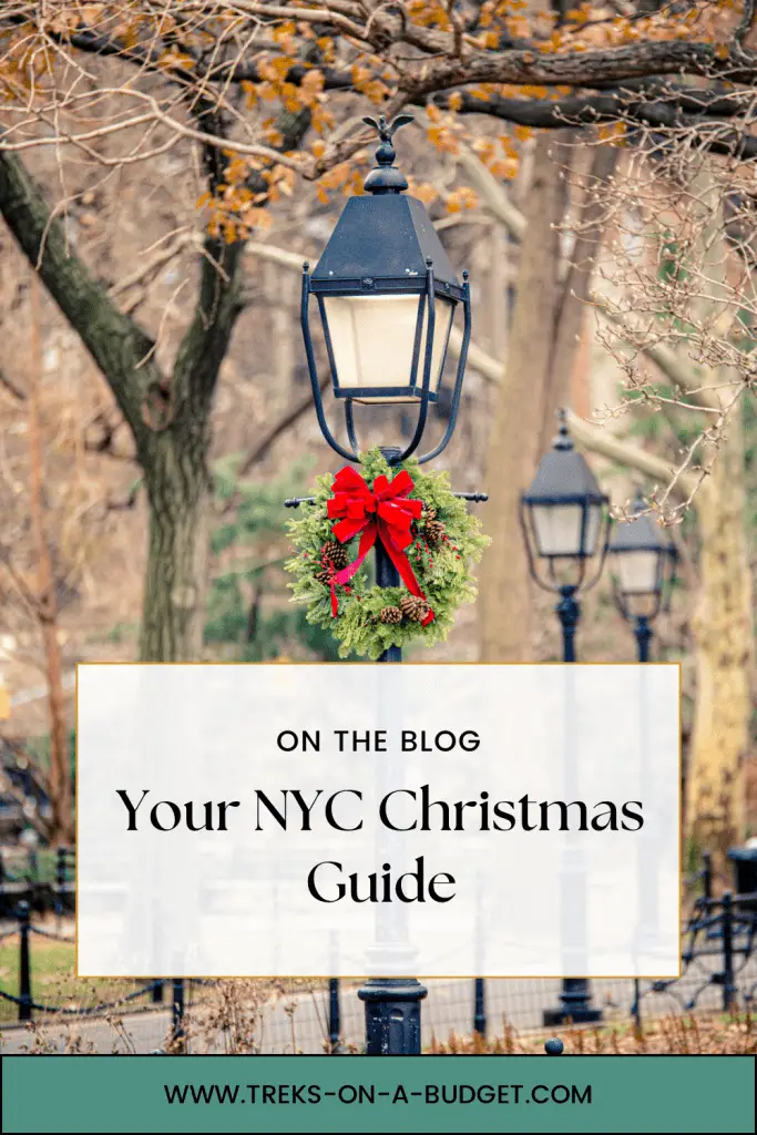 Christmas at NYC pin