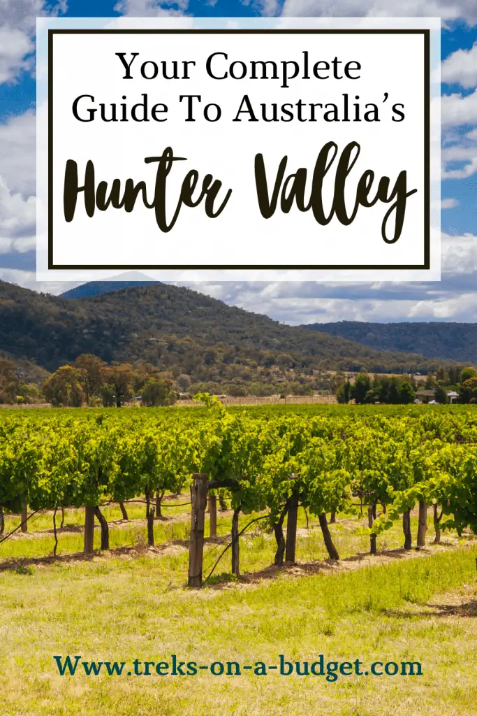 Pinterest Pin hunter valley Australia