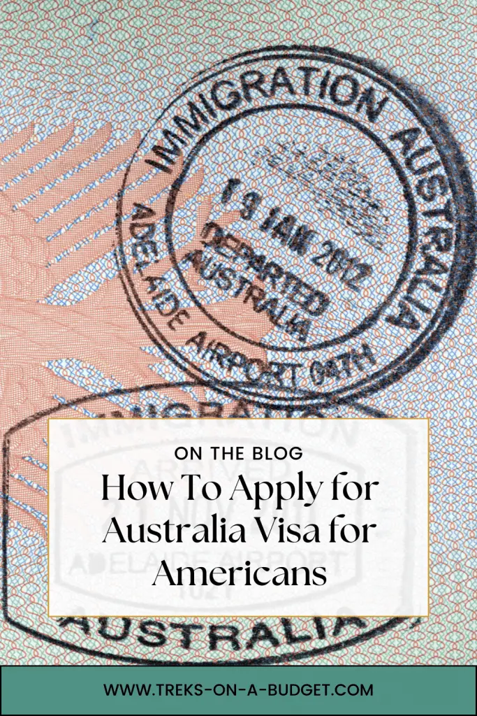 Australia Visa Requirements Pin